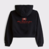 San Francisco 49ers Abercrombie & Fitch Black Full-Zip Hooded Jacket