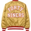 San Francisco 49ers Gold Bomber Jacket