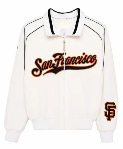 San Francisco Giants White Bomber Jacket