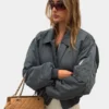 Scarlet And Sam Bomber grey Jacket