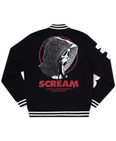 Scream Ghost Face Letterman Jacket