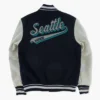 Seattle Mariners Script Tail Letterman Varsity Jacket