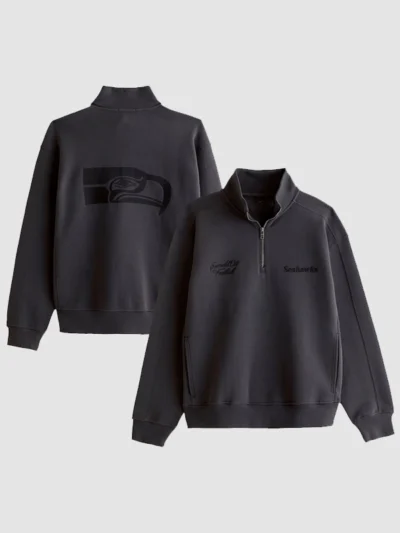 Seattle Seahawks Abercrombie & Fitch Half-Zip Sweatshirt