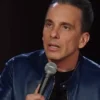 Sebastian Maniscalco Stay Hungry Blue Leather Jacket