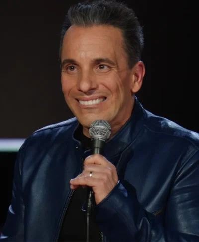 Sebastian Maniscalco Stay Hungry Blue Leather Jacket
