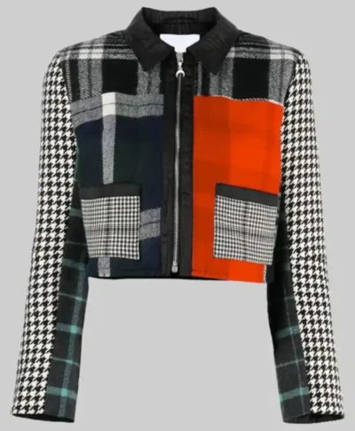 Selena Gomez Only Murders In The Building S03 Tartan Jacket