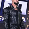 Seth Rollins SummerSlam 2026 Black Leather Jacket