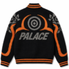 Shop Palace x South2 West8 Cowichan Black Full Zip Up Varsity Jacket For Sale