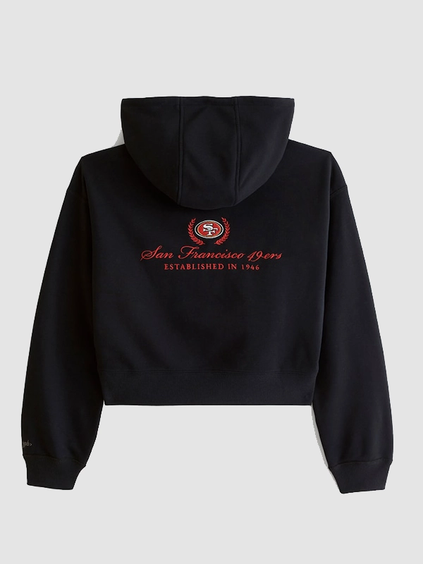 San Francisco 49ers Abercrombie & Fitch Full-Zip Hoodie - Image 3