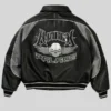 Shop now Palace x Avirex Black Leather Jacket