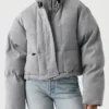 Shoreditch Ski Club Grey Puffer Jacket
