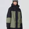 Snowboard Women’s Color Block Mountain Black/Green Jacket