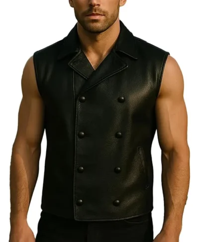 Spider Leather Vest