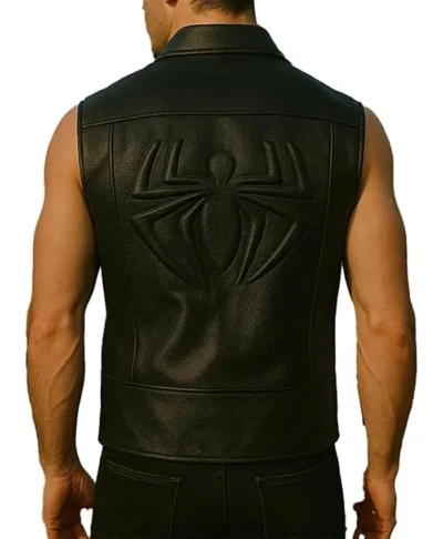 Spider Leather Vest