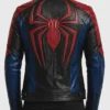 Spider-Man Black Red Blue Biker Jacket