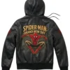 Spider Man: Brand New Day Hooded Leather Jacket