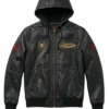 Spider Man: Brand New Day Hooded Leather Jacket