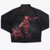 Spider Man Denim Black Jacket