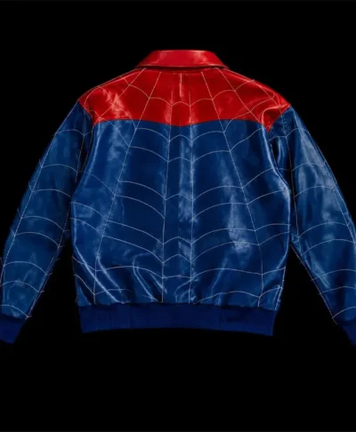 Spider-Man Leather Bomber Jacket