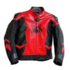 Spider-Man Racing Leather Biker Jacket