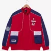 Spider Man Red Leather Moto Jacket