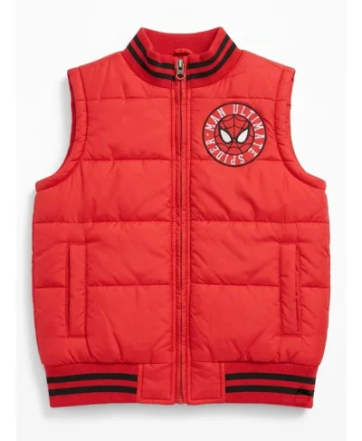 Spider-Man Red Puffer Vest
