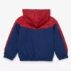 Spider Man Red and Navy Blue Hooded Jacket
