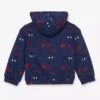 Spider Man Red and Navy Blue Hooded Jacket