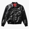 Spider-Man Superhero Black Leather Jacket