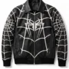 Spider-Man Symbiote Black Bomber Jacket