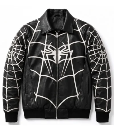 Spider-Man Symbiote Black Bomber Jacket