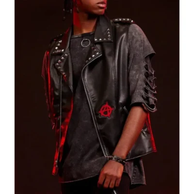 Spider-Punk Across the Spider-Verse Leather Vest