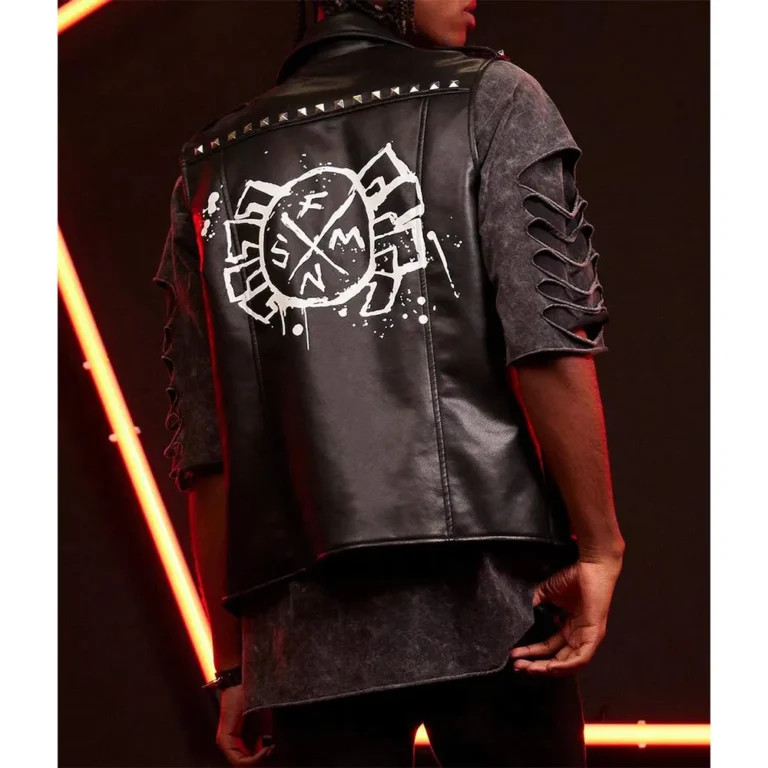 Spider-Punk Across the Spider-Verse Leather Vest