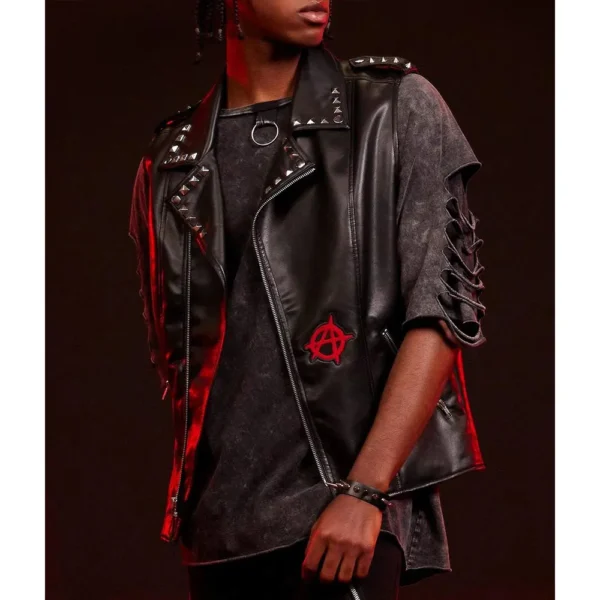 Spider-Punk Across the Spider-Verse Leather Vest