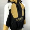 Starter New Orleans Saints Half ZIP Hooded Jacket