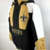 Starter New Orleans Saints Half ZIP Hooded Jacket