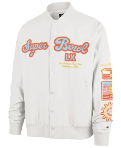 Stoney Clover Lane Super Bowl LX Twill Bomber Jacket