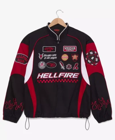 Stranger Things Multicolor Club Moto Jacket