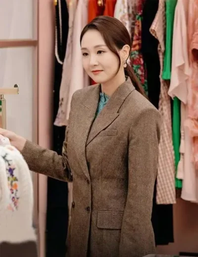 Strong Girl Nam-soon Brown Wool Coat