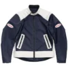 Stussy Navy Moto Jacket