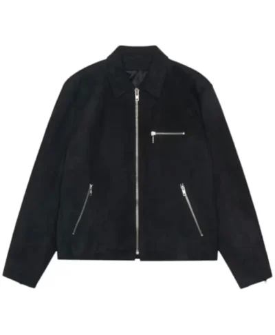 Stussy Suede Bomber Jacket