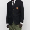 Stüssy x Junya Watanabe Black Venus Swirl Blazer Jacket
