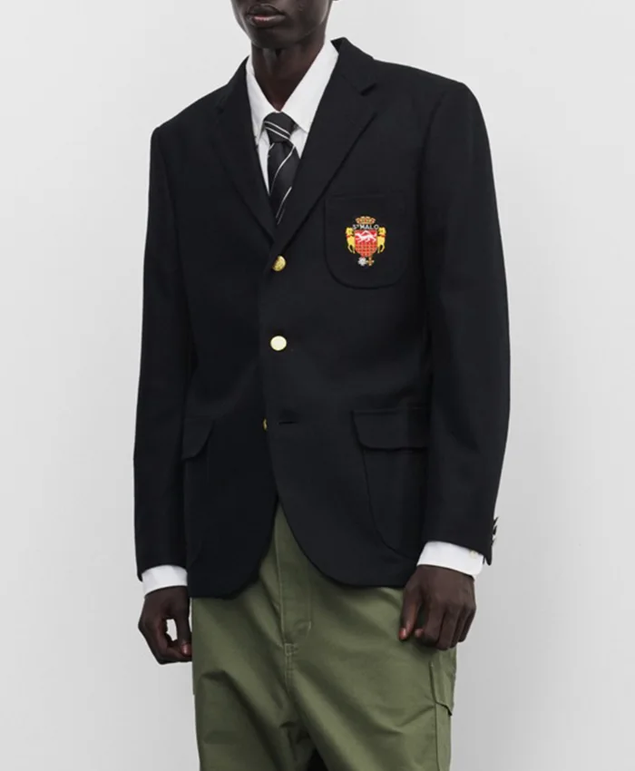 Stüssy x Junya Watanabe Black Venus Swirl Blazer Jacket