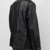 Stüssy x Junya Watanabe Black Zip Leather Jacket