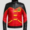 Superhero Robin Tim Drake Leather Costume Jacket