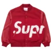Supreme Big Logo Chenille Varsity Jacket