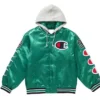 Supreme Champion Satin Varsity Jacket with Hood