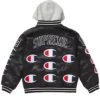 Supreme Champion Satin Varsity Jacket with Hood