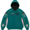 Supreme Fall 2026 Racing Lined Dark Teal Hooded Jacket