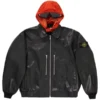 Supreme Stone Island Leather Bomber Jacket